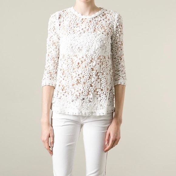 Isabel Marant | | Toile Isabel Marant Guipure Lace Top | Poshmark